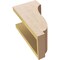 Ekena Millwork 6"W x 6"D x 12"H Wide Van Buren Rough Cedar Woodgrain TimberThane Corbel, Primed Tan CORUR06X06X12VANRCPR - alternate 5